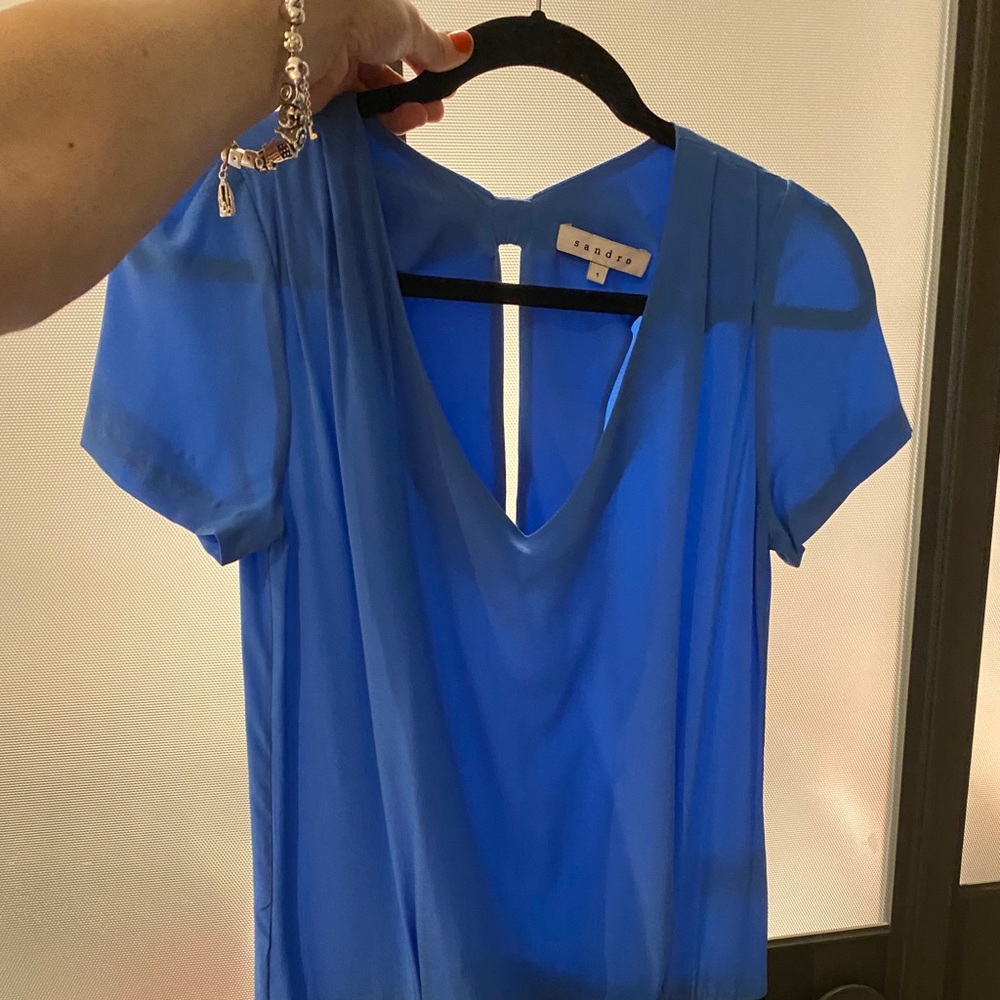 Sandro Dress blue/black